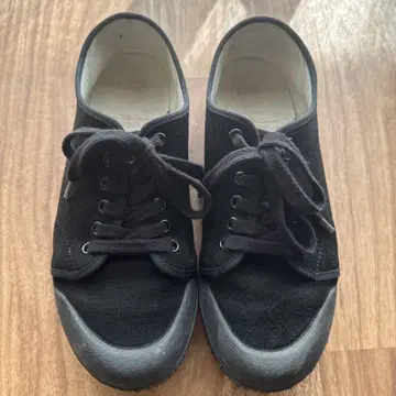Spring Court 스니커즈 블랙 스웨이드 [size40]
