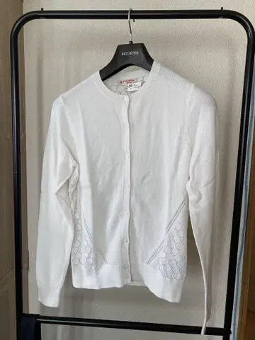 브룩스브라더스 화이트 가디건 XS