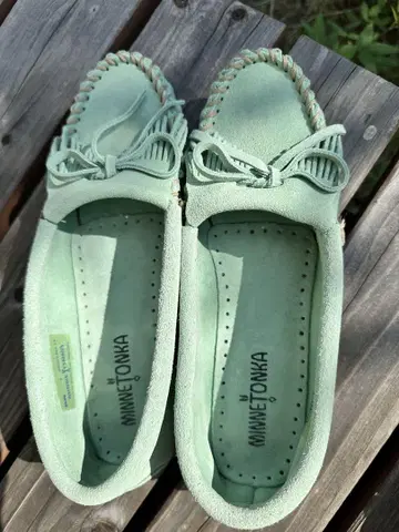 Minnetonka 민트 그린 모카신