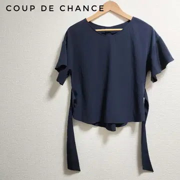 COUP DE CHANCE 여성용 블라우스 네이비 34