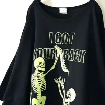 프룻 오브 더 룸 I GOT YOUR 티셔츠 3XL 블랙 검정 구제 의류