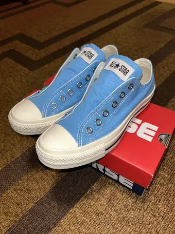 CONVERSE 슬립온 라이트 블루 24.5cm