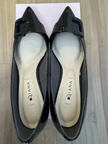 DIANA 블랙 스틸레토 펌프스