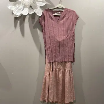 SNIDEL 핑크 셋업