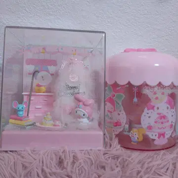 마이멜로디 디오라마 박스 트리 세트 소품함