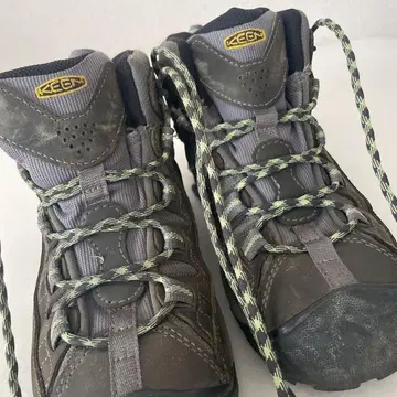 KEEN 등산화 하이컷 그레이 25cm