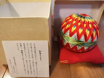 가가테마리 나카지마멘야 빨간색, 그린, 옐로우 컬러, 파랑