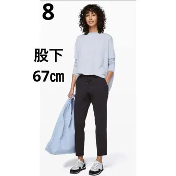 룰루레몬 스트레치 팬츠 블랙 8
