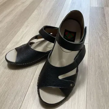 JS하트라벨 샌들 S사이즈