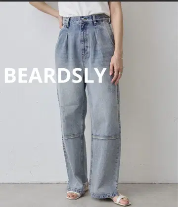 비어즐리 BEARDSLY FRIPIER 데미지 배럴 데님 M