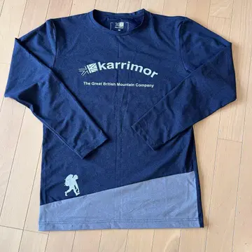 컨디션 최상 karrimor 카리마 롱 T 네이비 M
