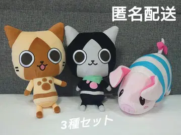 몬스터 헌터 SD BIG 봉제 인형 아일루 메라루 푸기