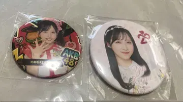 AKB48 스크래치 캔뱃지 다이마루 캔뱃지 오구리 유이
