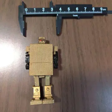 골드 라이탄 로봇 피규어 약 9cm