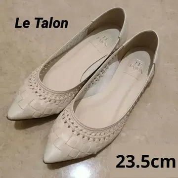 Le Talon 포인트드 사시 메쉬 플랫