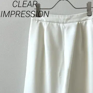 CLEAR IMPRESSION 하프 팬츠 스카초 심플 안감 부착