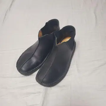 [레어] Clarks 사이드 고어 부츠 천연 가죽 블랙