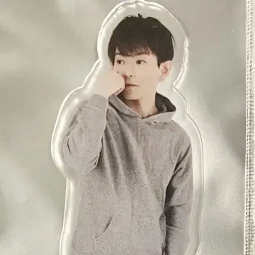 사토 토모히로 씨 아크릴 스탠드 그레이 후디