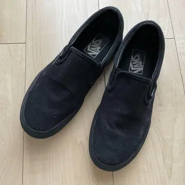Vans 블랙 슬립온 24.5cm