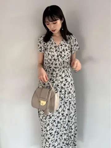 프레이 아이디 카슈쿨 프린트 원피스 0 새상품