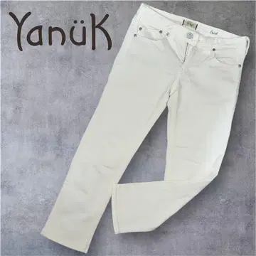 Yanuk 야누크 Cecil 세실 스키니 화이트 데님