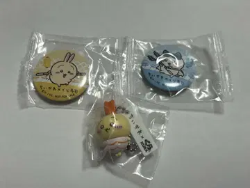 치이카와 (먼작귀) 쿠라스시 피규어 캔뱃지 토끼 하치와레