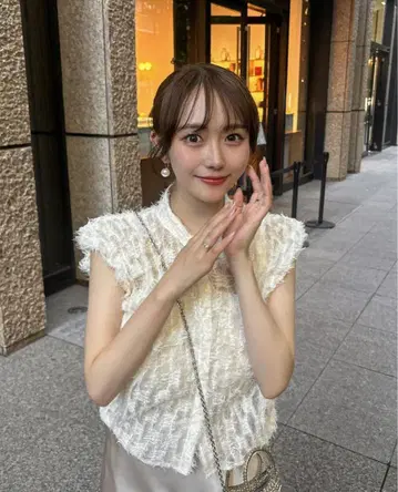 COCO DEAL 플러피 숏 블라우스