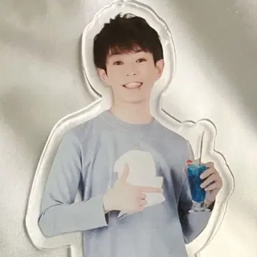 사토 토모히로 씨 아크릴 스탠드 스카이블루 롱T