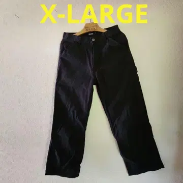 XLARGE 블랙 데님 팬츠 32