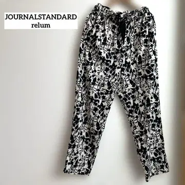 JOURNALSTANDARDqrelume 바이컬러 플라워 이지 팬츠