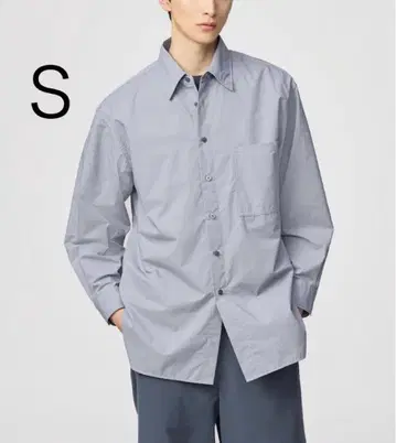 UNIQLO U 롱 오버사이즈 셔츠 그레이 S