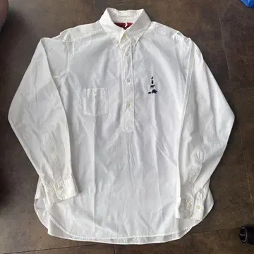 동물 자수 OX 셔츠 M 화이트 BDPullover 마운틴 리서치