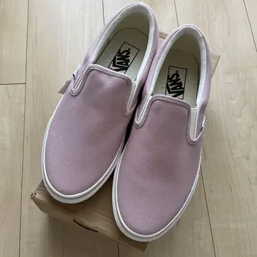 VANS 슬립온 핑크 25cm