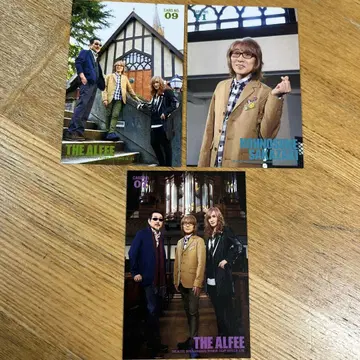 THE ALFEE 트레이딩 카드 세트 07, 09, 11