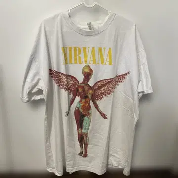 Nirvana IN UTERO 티셔츠 XL