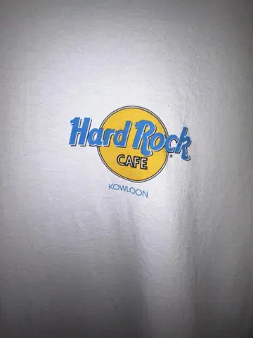 Hard Rock Cafe Kowloon 티셔츠 화이트