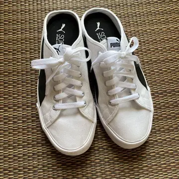 Puma 스니커즈 슬립온 화이트/블랙 24cm