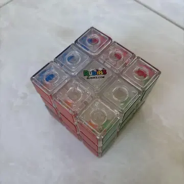 루빅스 큐브 투명 블록 3x3x3 크리스탈