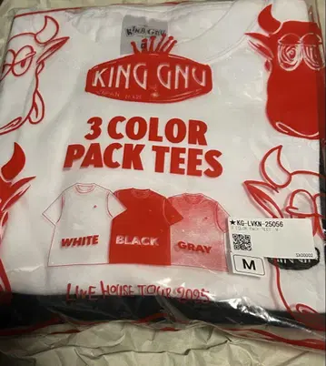 King Gnu 3COLOR PACK TEES M 사이즈