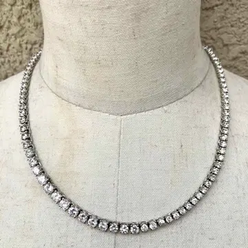 SILVER925 GLITTER NECKLACE / 실버/목걸이