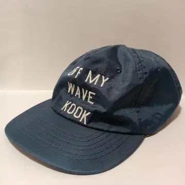 90s USA제 나일론 캡 자수 블루