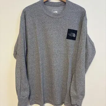 THE NORTH FACE 그레이 긴팔 티셔츠