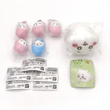 치이카와 (먼작귀) 싸개 마스코트 5개 누워 있는 봉제 인형 마스코트