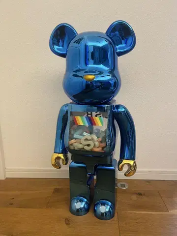 베어브릭 1000% 파랑 도금 NEON 엠씨엠 TOY