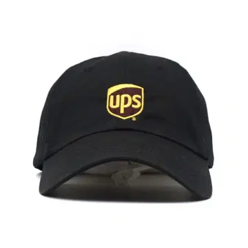 ups 국제화물 항공사 기업 자수 캡 구제 의류 블랙 코튼