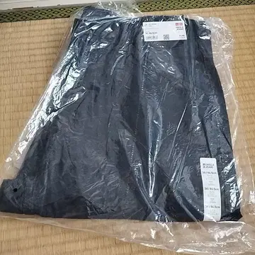 새상품급 유니클로 와이드 핏 테이퍼드 청바지 블루 W34(86.5cm)
