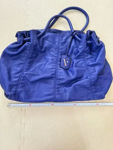 FURLA 가죽 핸드백 파랑