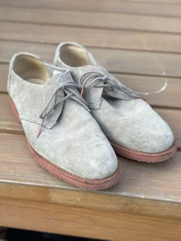 Clarks 그레이 스웨이드 캐주얼 슈즈 [협의 가능]