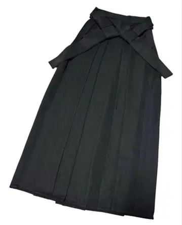 여자 하카마 끈 아래 91cm 블랙 무지 신장 150~160cm에 적합