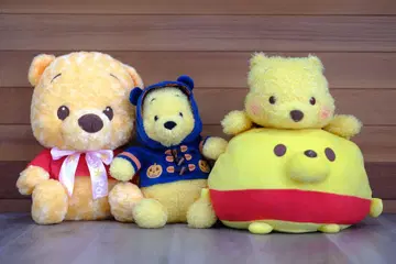 푸우 봉제 인형 세트